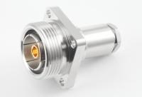 716-242F гнездо, 7/16, на корпус, с фланцем 4 отв., прижимное, RG-58