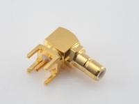 SMB-P125, штекер SMB, под пайку на печатную плату, угловой