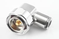 716-ML38-50SF, штекер 7/16, прижимной, угловой, 3/8 SF"