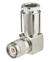 T-122F, штекер TNC, прижимной, угловой, RG-58