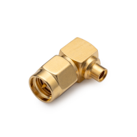 S-ML-RG-405, штекер SMA, под пайку, угловой, RG-405