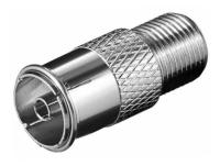 Ff-TVf, переходник F гнездо - TV гнездо