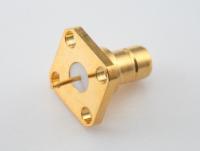 SMB-145, штекер SMB, приборный, крепление под 2 винта, под пайку