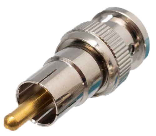 BR-311, переходник, штекер BNC / штекер RCA