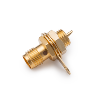 S-235, гнездо SMA, приборное, крепление гайкой, под пайку