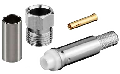 N1-211G, гнездо FME, обжимное, RG-59