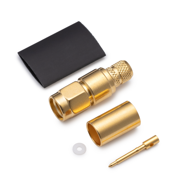 S-111/4D, штекер SMA, обжимной, LMR-240