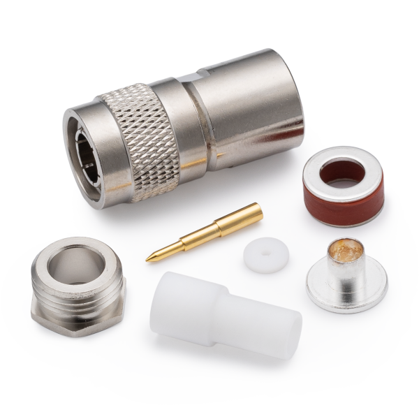 T-112/5D, штекер TNC, прижимной, 5D-FB