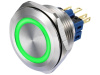 Кнопка 1NO1NC M30 (Зеленый)