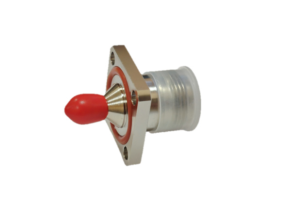 NS-342, переходник N гнездо - SMA гнездо, с фланцем 4 отв.