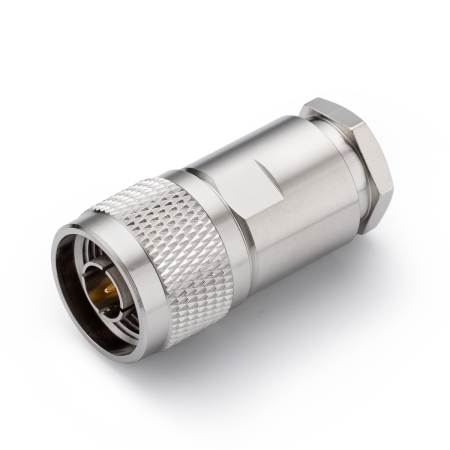 N-112C, штекер N, прижимной, LMR-400/DX-10A