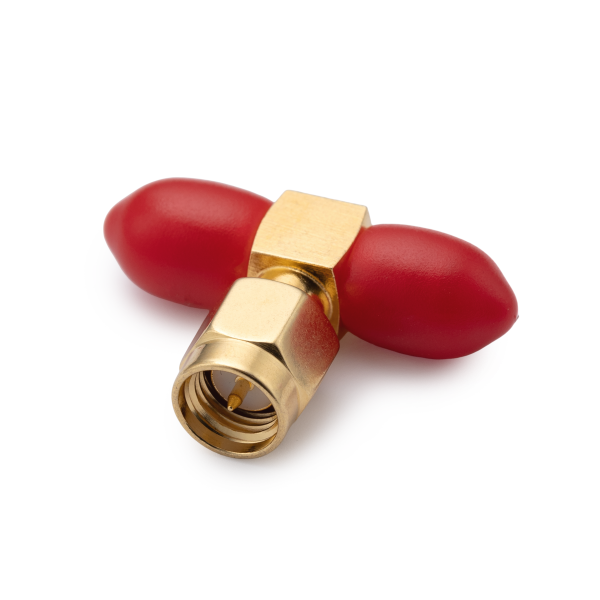 S-512, переходник SMA штекер - SMA гнездо - SMA гнездо