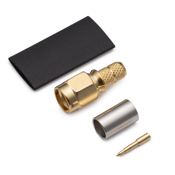 S-111F, штекер SMA, обжимной, RG-58