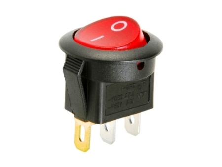 Выключатель RWB-106 - 3A/250V (Красный)
