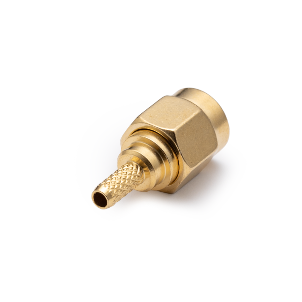 S-A111L, штекер RP-SMA, обжимной, RG-174/RG-316