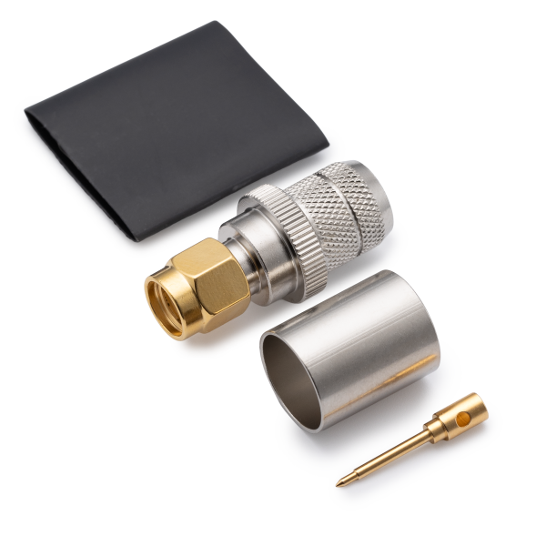 S-111B, штекер SMA, обжимной, RG-213/RG-8