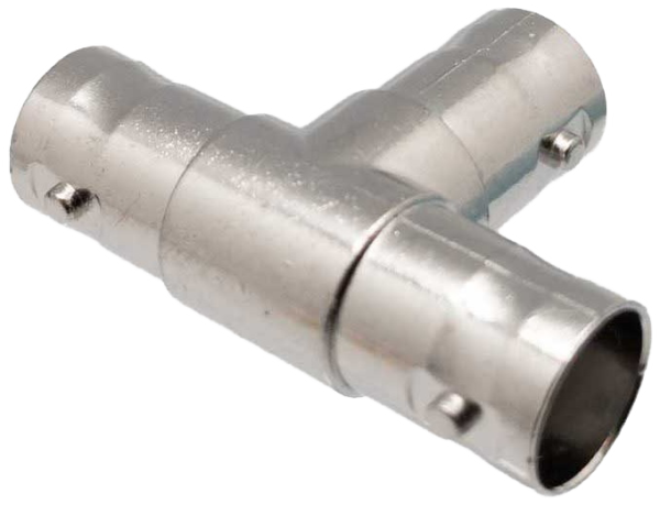 B-522, переходник, гнездо BNC / гнездо BNC / гнездо BNC