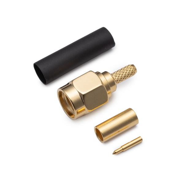 S-111L, штекер SMA, обжимной, RG-174/RG-316