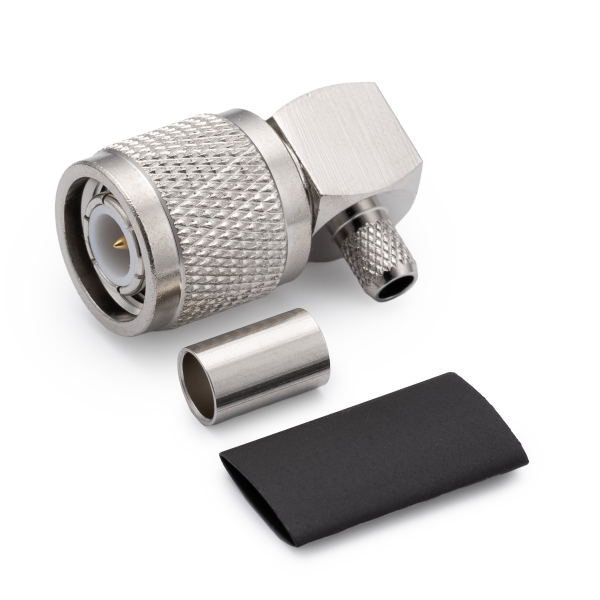 T-121F, штекер TNC, обжимной, угловой, RG-58