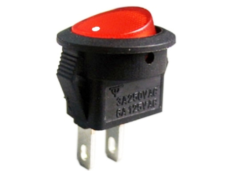 Выключатель OFF-ON RWB-105 (SMRS-101-2) 3A/250V 2c (Красный)