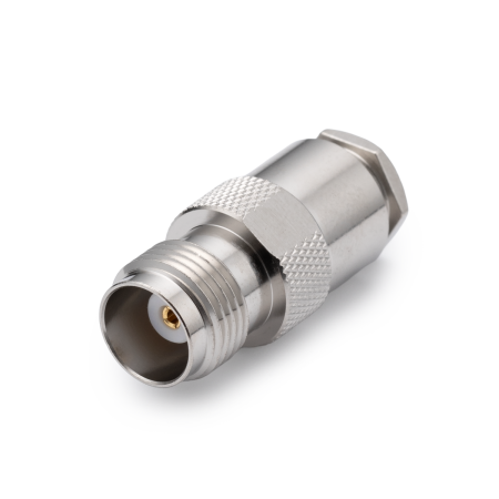 T-212A, гнездо TNC, прижимное, RG-6