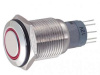 Кнопка JHC1 3A fix+led (Красный) Кнопка JHC1 3A fix+led (Красный)