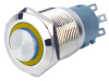 Кнопка 1NO1NC-G led (Желтый)