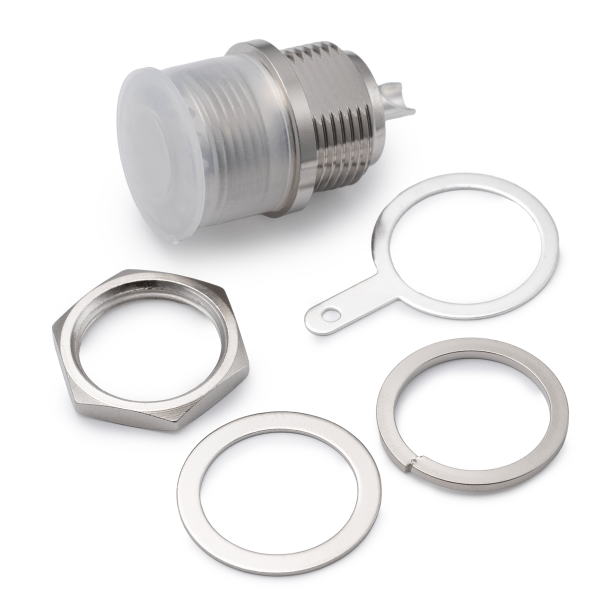 U-235, гнездо UHF, на корпус, с гайкой