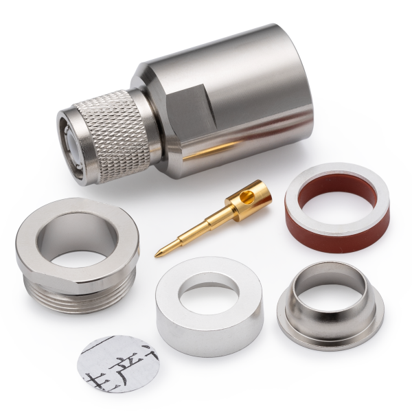 T-112/10D, штекер TNC, прижимной, 10D-FB