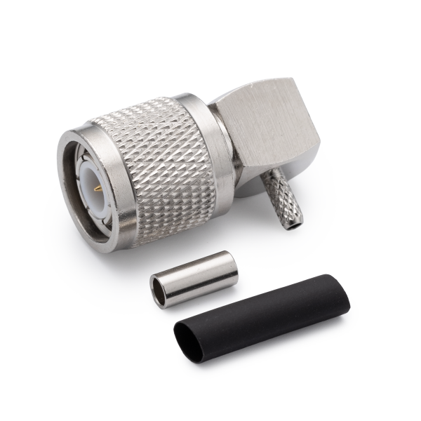 T-121L, штекер TNC, обжимной, угловой, RG-316, RG-174