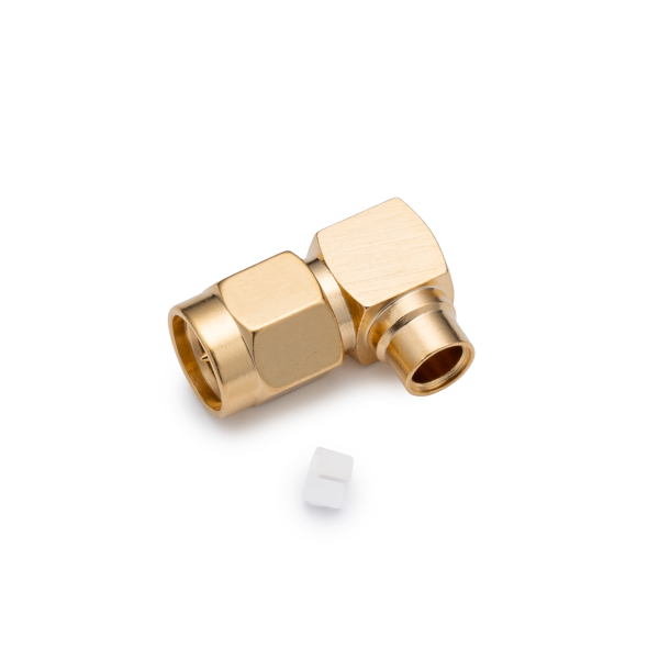 S-ML-RG-402, штекер SMA, под пайку, угловой, RG-402