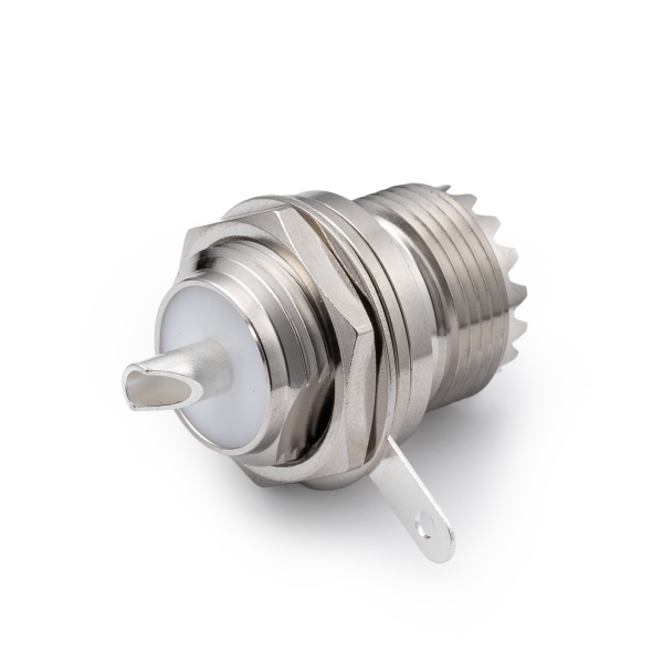 U-235, гнездо UHF, на корпус, с гайкой