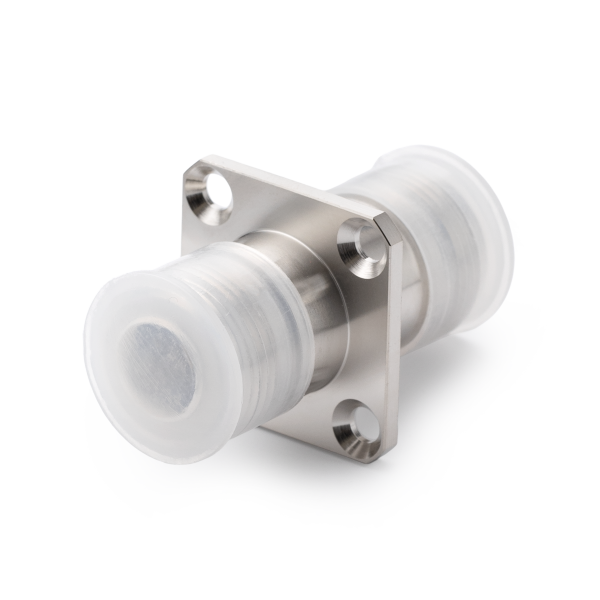 N-342, переходник N гнездо - N гнездо, с фланцем 4 отв.