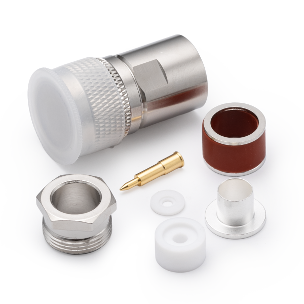 N-112B, штекер N, прижимной, RG-213/RG-8