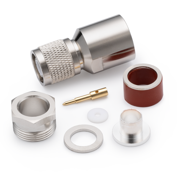 T-112B, штекер TNC, прижимной, RG-213/RG-8